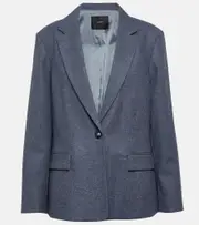 [Joseph] Joseph Joaquim wool-blend blazer AU 6 blue