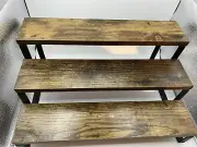 3-Tier Wooden Spice Rack Organizer For Cabinet, Spice Rack Shelf