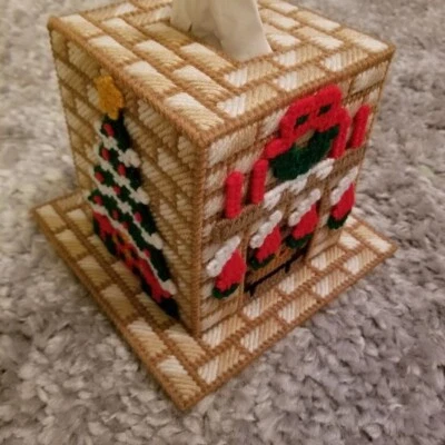 CHRISTMAS HOME TISSUE BOX COVER