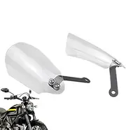 Motorcycle Handguards, Hand Guards Replacement, Handlebar Shield Bracket, Windproof Handguards, 1 Pair Motorcycle Handguards with Windproof Protection for Most Motorcycles with Wind Protection