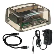 2.5" 3.5" SATA IDE HDD Docking Station Hard Disk Drive USB Dual Dock Card Reader Hard Drive Enclosure