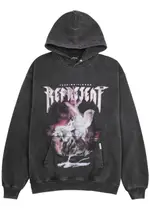 Represent Take Me Higher Printed Hooded Cotton Sweatshirt - Grey - XL XL