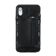 For Iphone Xr Pu + Tpu Shockproof Protective Leather Case With Card Slots(Black)