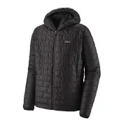 Patagonia Nano Puff Mens Insulated Hooded Jacket - Black - XS
