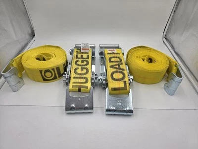 2 Pack, Lift All Cargo Ratchet Strap 27 Ft 5000 LBS. Working Load Limit