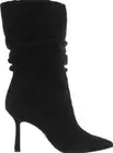 Steven By Steve Madden Women's Juliana Boot Black Micro Faux Suede Size 9 NEW