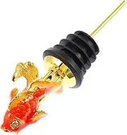 LAPYAPPE Goldfish Head Wine Pourer Stopper Wine Accessories for Fun Parties Unique Bottle Topper Bartender Tool Adds Atmosphere Joy to Your Gatherings