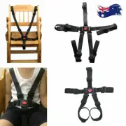 Safe Belt 5 Point Safety Car Stroller High Strap Pram Chair Baby Kids Harness