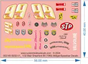 Blair Shepherd '99' Midget-Speedcar Decals - 1/24 1/32 1/64 - WD