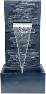 Modern Greystone Waterfall Wall Water Feature Water Fountain