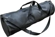 yuksok Large Mesh Duffle Bag Sports Gym Bag with Zipper Adjustable Shoulder Strap Handbag Basketball Storage Bag for Camping Fitness