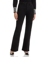 Frame The Arrow High Rise Bootcut Jeans in Black