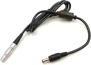 DC Male Plug to 0B FHG 7pin Power Cable for TI~TA Nucl~us-M WLC-T03 Wireless Follow Focus Lens Control Cable, Nucl~us M(Straight Plug Cable,90cm)
