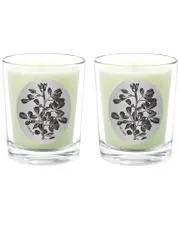 Qualitas Candles Myrrh Two Scented Beeswax Candle Set