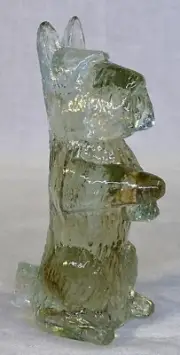 Boyd Art Glass “ Mac “ Scottie Dog In Honeymoon # 8 Made 9-5-2006