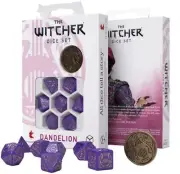 Q-Workshop Witcher Dice Set. Dandelion - Viscount de Lettenhove
