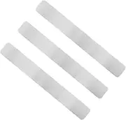 3pcs Metal Photo Strip Wall Display Board Stainless Steel Office Bulletin Board Adhesive Backing