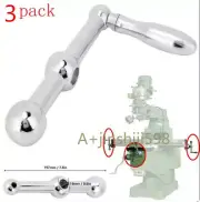 3x Three Ball Milling Machine Ball Crank Handle Steel D26 Bridgport Mill Tool