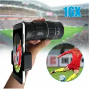 16x52 Monocular Telescope Lens Camera HD Scope Hunting Cell Phone Holder Mount