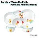 Corelle x Winnie the Pooh and Friends Dinnerware 10p Set/Disney Plate,Bowl