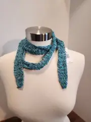 Nine West Green Blue Teal Sequin Scarf NWT
