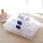Easily Assemble This Multi Grid Transparent Storage Box for Organizing