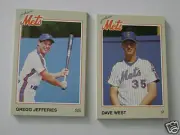 1987 JACKSON METS TEAM SET GS GREGG JEFFERIES D WEST