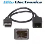 AERPRO APSUUSB1 USB SOCKET ADAPTOR RETAIN OEM FACTORY USB PORT FOR SUBARU