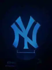 3D LED illusion New York Yankees NY Judge USB 7Color Table Night Light Lamp
