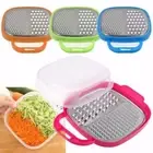 Plastic Vegetable Chopper Slicer 2-in-1 Potato Grater Cheese Carrot Shredder