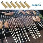 600Pcs Bamboo Skewers 4mm 30cm Sticks BBQ Grill Disposable Kebab Meat Party AU