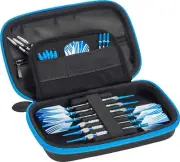 Casemaster Sentinel Dart Case with Blue Zipper