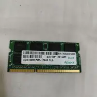 在飛比找蝦皮購物優惠-宇瞻 Apacer DDR3 1333 4G 筆電記憶體（雙