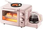 Toaster Oven Breakfast Machine 8L Electric Mini Oven Coffee Maker Eggs Frying Pan 3 in 1 Household Bread Pizza Oven Grill Multifunction Halogen ovens/13320