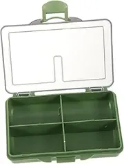 BESPORTBLE Fishing Box Portable Organizer for Tackle and Accessories Durable Storage for Fishing Gear Safe Lid Design for Outdoor Use