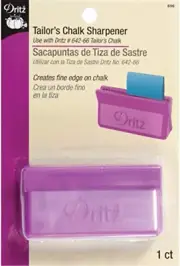 Tailor'S Chalk Sharpener, 1 Count (Pack of 1), Purple