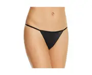 Calvin Klein Women's Sleek String Thong - Black