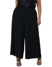 [Pink Dusk] Feeling Myself Wide Leg Pant in Black