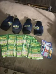 $150 NJ Lottery Scratch Loser Off Tickets Non-Winning New Jersey ➕4 Beer Holders