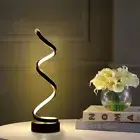 Modern LED Spiral Table Lamp Dimmable Night Light Bedside Lamp Living Room