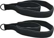 Double Loop Pilates Straps - 2 Piece Straps for Fitness Equipment Hands and Feet | Durable and Perfectly Sewn Double Loop Strap Bands for Pilates Refor Workouts