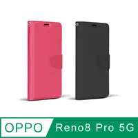 在飛比找PChome24h購物優惠-OPPO Reno8 Pro 5G 商務可立式掀蓋皮套(2色