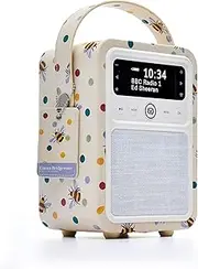 VQ Monty Portable Dab Dab+ Digital Radio Rechargeable with MP3 & AM. Radio Alarm Clock Speaker with Bluetooth, USB, AUX