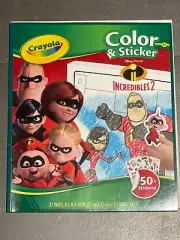 Disney Incredibles 2: Color and Sticker Book.