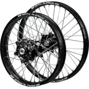 Talon/SM Pro Platinum KTM/Husqvarna 85 BW 12-20 19"/16" Black Wheel Set