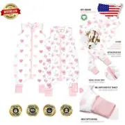 Organic 2.5 TOG Toddler Sleeping Bag with Legs - Comfort for 3-4 Y