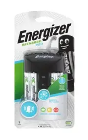 Energizer Recharge Pro Battery Charger For Rechargeable Batteries AA AAA 2000mAh