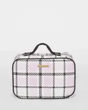 Print Fold Out Cosmetic Case