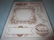 Darcie's JCS190 Cling Mounted Rubber Stamp Set Frame, Get Well Wishes