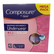 Composure Underwear For Women Ct 42 Size L